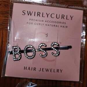 SwirlyCurly Rhinestone Hair Jewelry